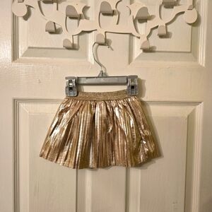 Carter's Gold Pleater Skirt Size 12m.